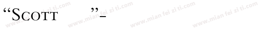 “Scott 生日快乐！”字体转换